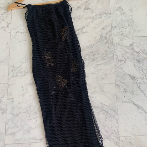 Strapless dress used, size M, black