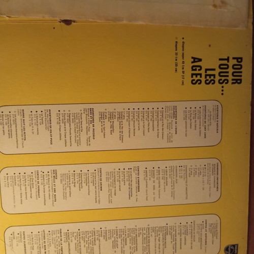 Rondes et Chanson de France vinyl 45rpm used, French children's songs