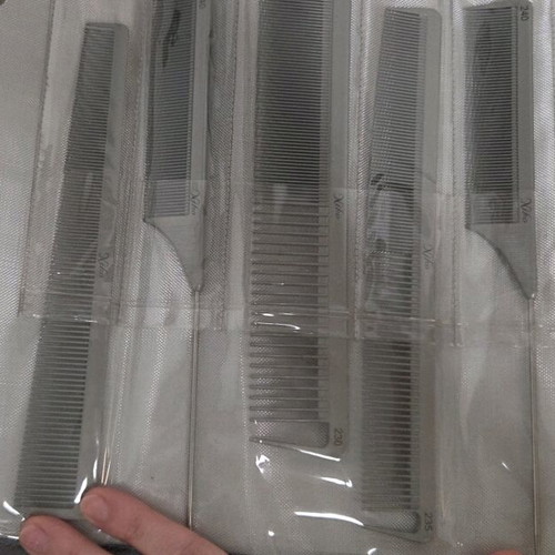 Set of 6 hair cutting combs new