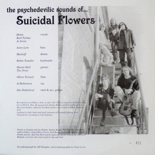 Suicidal Flowers The Psychedevelic Sounds Of Rock record used
