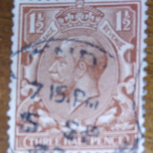 Collection of used sealed stamps, pack of 12 values