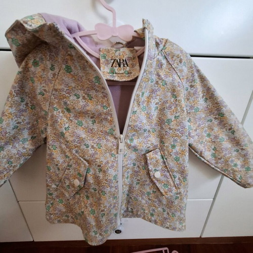 Zara waterproof jacket like new 18-24 months