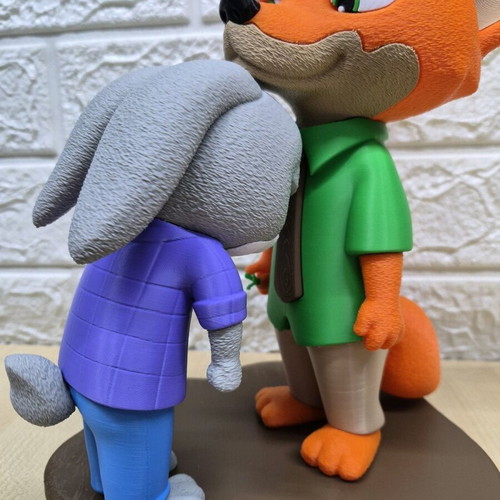 Zootopia Figures Judy Hopps & Nick Wilde 24cm New