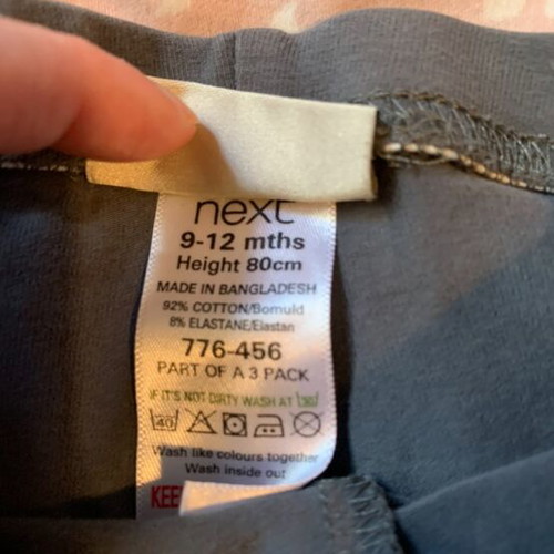 Next baby leggings 9-12 months like new