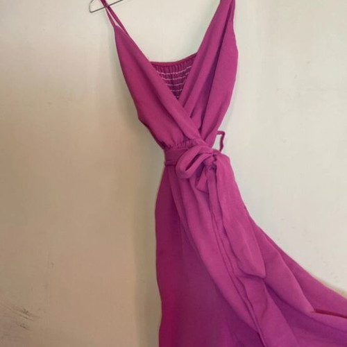 One-piece jumpsuit fuchsia magenta like new, one size