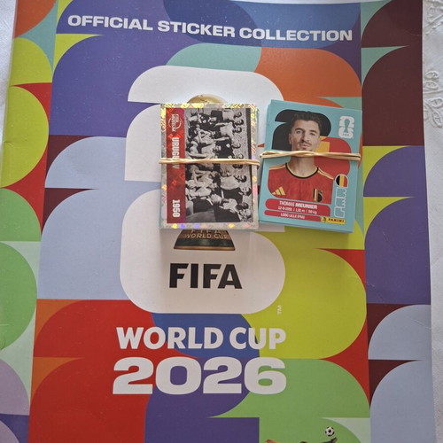 Panini World Cup 2026 stickers like new, set of 61