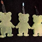 Reflective Bear new, yellow-green