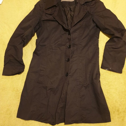 Zara women's spring trench coat size M used, black