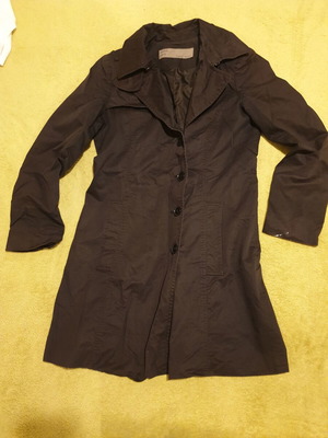 Zara women's spring trench coat size M used, black