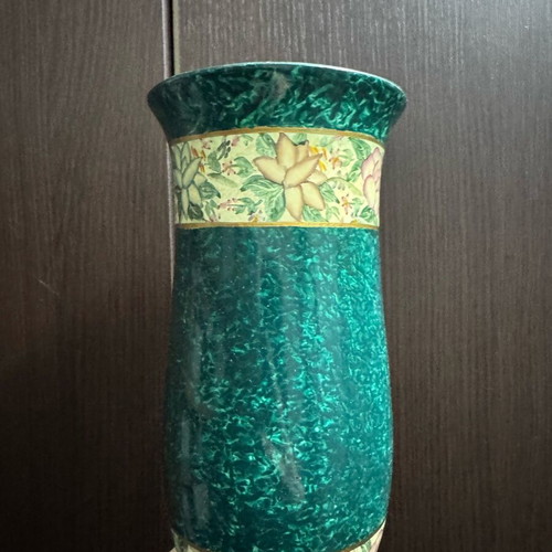 Vase with flowers vintage used
