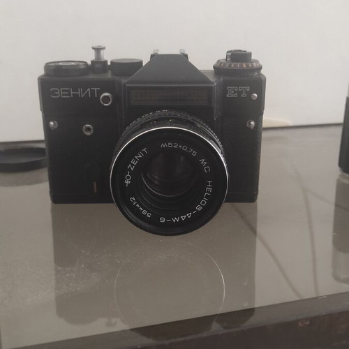Zenit vintage analog cameras pack of 2 with Helios lenses used