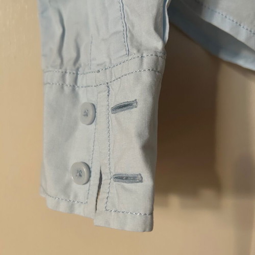 TOMMY HILFIGER, No 6, (XS), women's shirt, classic, sky blue color.