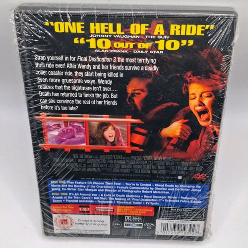 Final Destination 3 2-Disc Thrill Ride Edition DVD new, thriller