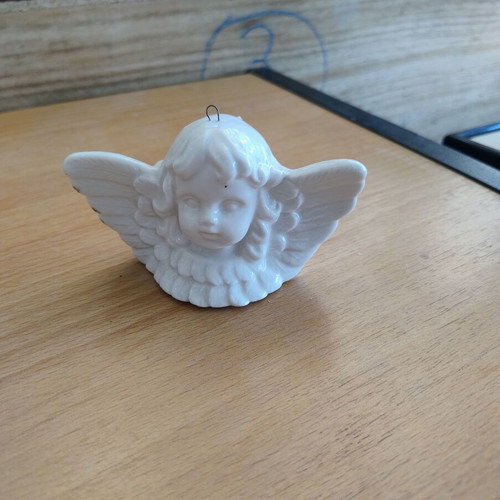 Ceramic decorative angel figurine