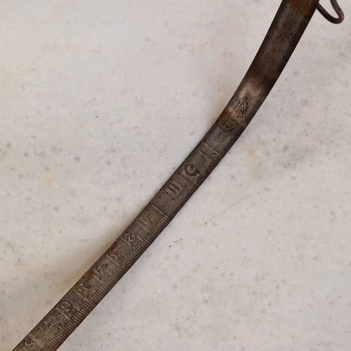 Measuring tape used 15 meters in leather case Record