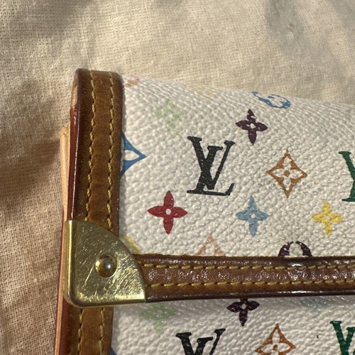 Louis Vuitton Limited Edition Murakami Multicolor Mini Wallet like new