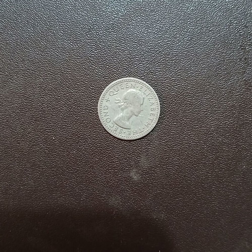 1957 Rhodesia and Nyasaland 3 Pence coin