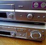  Δύο 6-head Hi-Fi Stereo Sony SLV video recorders