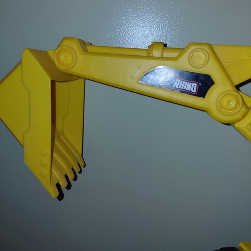 Mega Building Machines Excavator like new, durable plastic toy