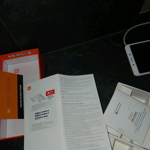 Redmi 6A smartphone like new, 2GB RAM, 16GB storage, gold