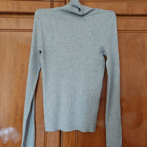 Bershka turtleneck tops like new, pack of two, gray and green, size L