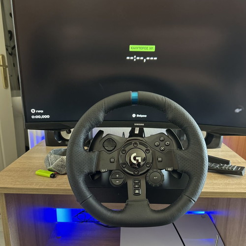 Logitech G923 Racing Wheel for PS5 and PC like new with Acelith Formula Mod and Magnetic Shifter