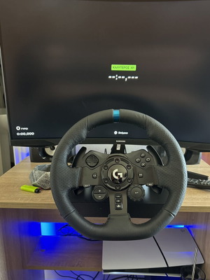 Logitech G923 Racing Wheel for PS5 and PC like new with Acelith Formula Mod and Magnetic Shifter