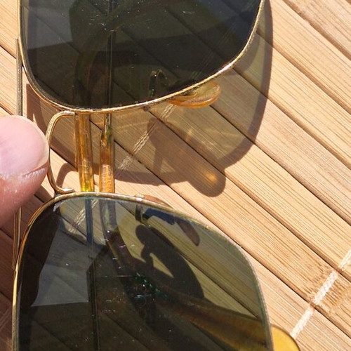 Ray Ban Caravan sunglasses vintage used, made in USA by Bausch and Lomb