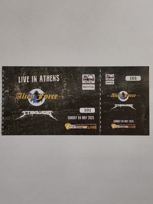 Alien Force Ticket new, 4/5/2025 Architecture Live Bar