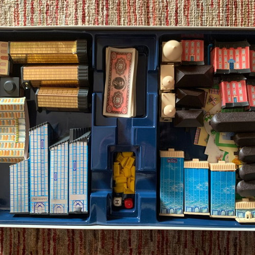 Hotel board game used, original with missing pieces