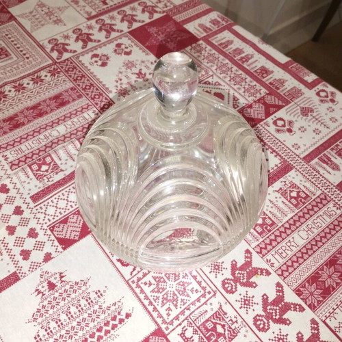Glass fondue pot like new