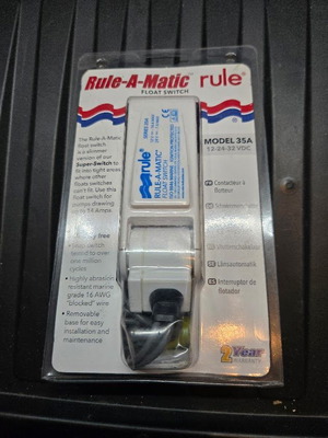 Φλοτέρ αντλίας σεντίνας Rule Rule-A-Matic 35A καινούργιο