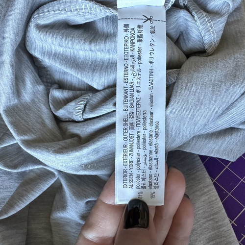 Oysho leggings size large grey like new