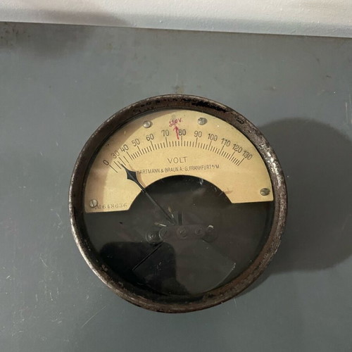 Voltmeter used from 1950, rare antique