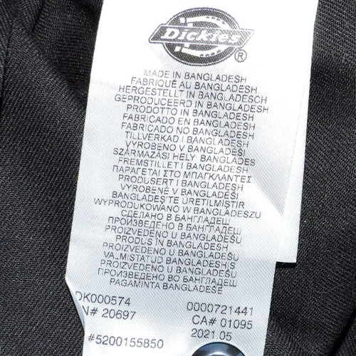 Dickies Mens Black Long Sleeve Shirt Size M-L like new