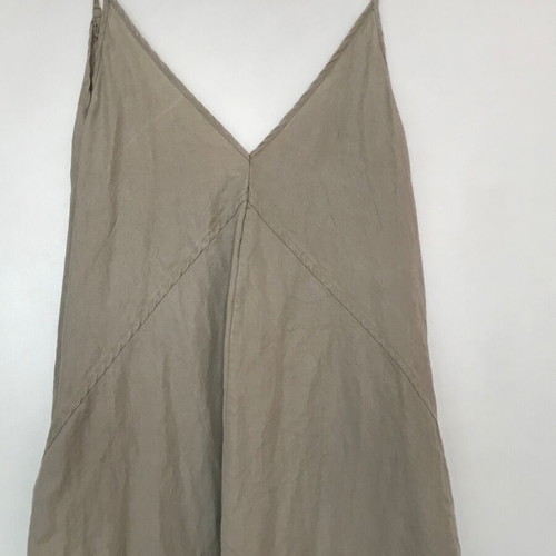 Massimo Dutti maxi dress 100% linen like new, XS/S, beige
