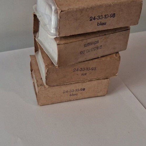 Ruhla table clocks wind-up like new, 4 colors with boxes
