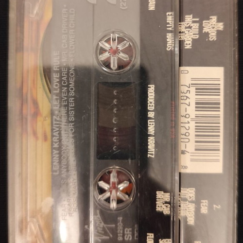 Lenny Kravitz Let Love Rule cassette tape used, rock