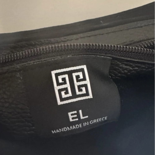 El Bag τσάντα χιαστί σαν καινούργιο, μοντέλο Ouranos, μαύρο-άσπρο