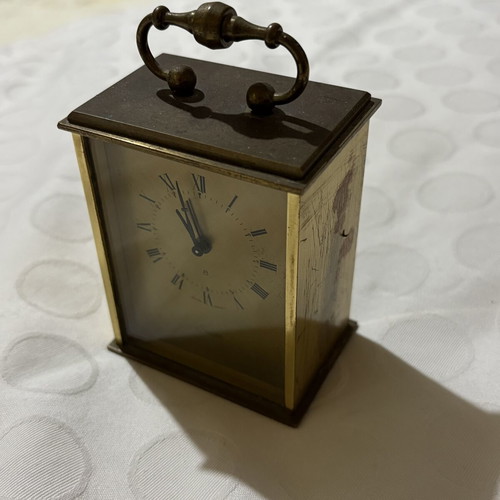 Vintage Swiza 8 Swiss Made mechanical alarm clock used