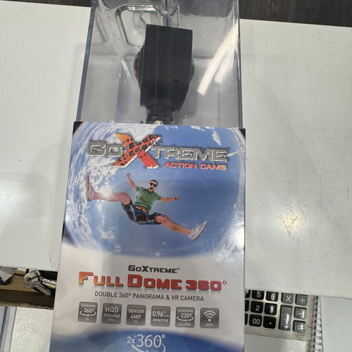 GoXtreme Full Dome 360° Action Camera with VR glasses