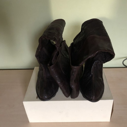 Diesel women's leather vintage boots like new, size 39, brown