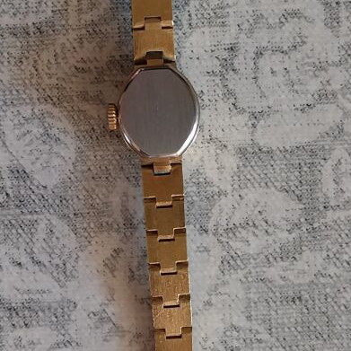 Technos Incabloc women's vintage watch, gold-plated steel