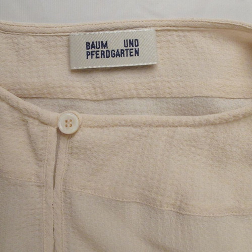 Baum und Pferdgarten silk blouse size S pink cream like new