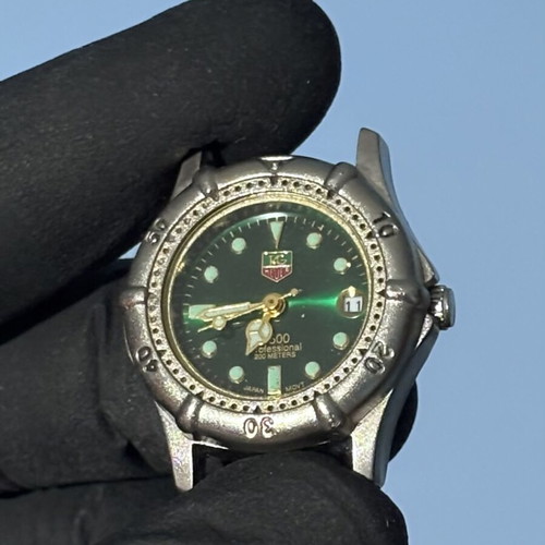 TAG Heuer Professional 200 Quartz watch with green dial