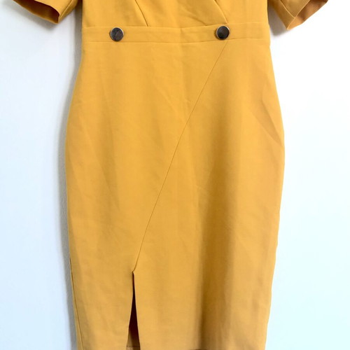 Orsay Midi Dress mustard yellow, new, size 42 Large