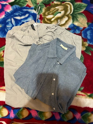 Clothing set like new with shirt and pants