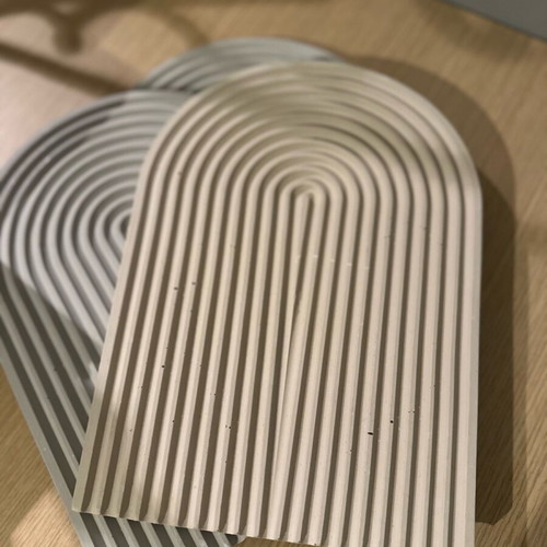 Gypsum decorative bases like new
