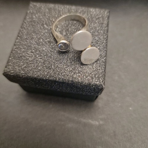 Silver rings 925 like new, set of two adjustable women's rings