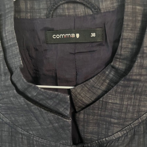 Comma short-sleeve summer jacket bolero, black grey, size M